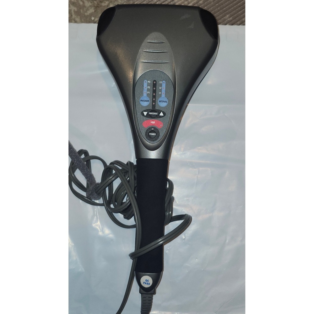 Homedics PA-2H Professional Percussion Massager with Heat Handheld Dual Head